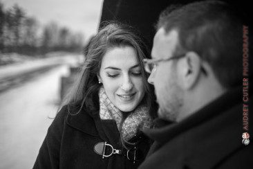 © Audrey Cutler Photography 2014 - Winter New England Engagement