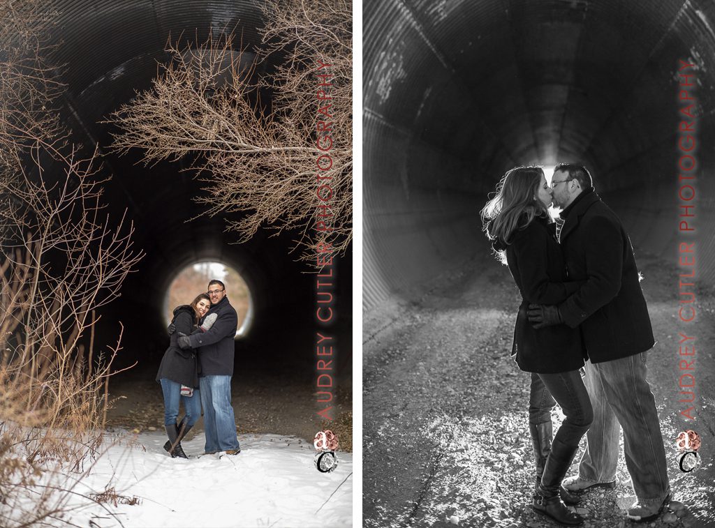 © Audrey Cutler Photography 2014 - Winter New England Engagement