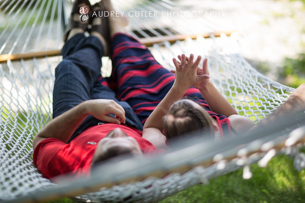 Sitting in the hammock - Secret Engagement Proposal - Stockbridge, MA 