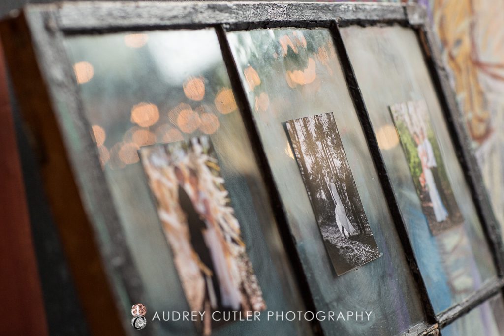 Vibrant Wedding DIY idea with a window photo display - The People's Kitchen - The Atrium - The Citizen - Worcester Massachusetts 