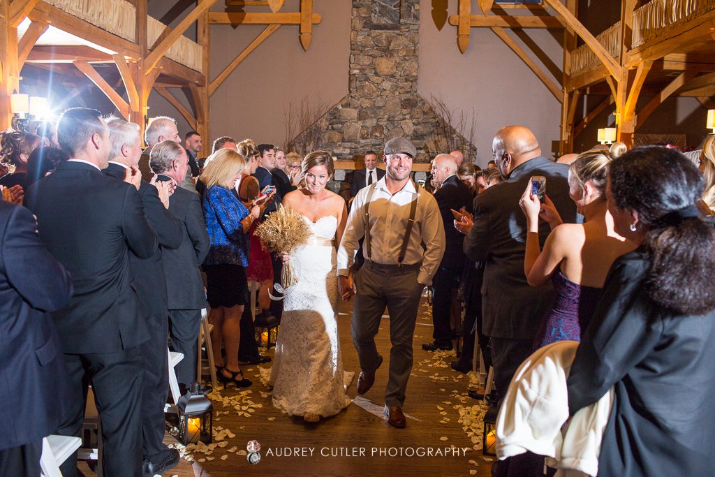 neutral-toned-harrington-farm-indoor-wedding-ceremony