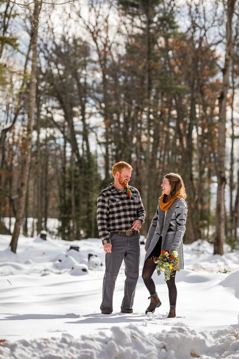 Non-traditional-couple-in-snow-Massachusetts-elopment-Wedding-Photographer