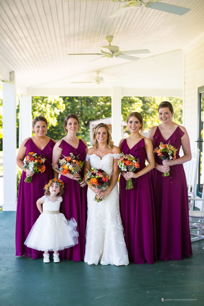 valley-view-farm-wedding-porch-bridesmaides