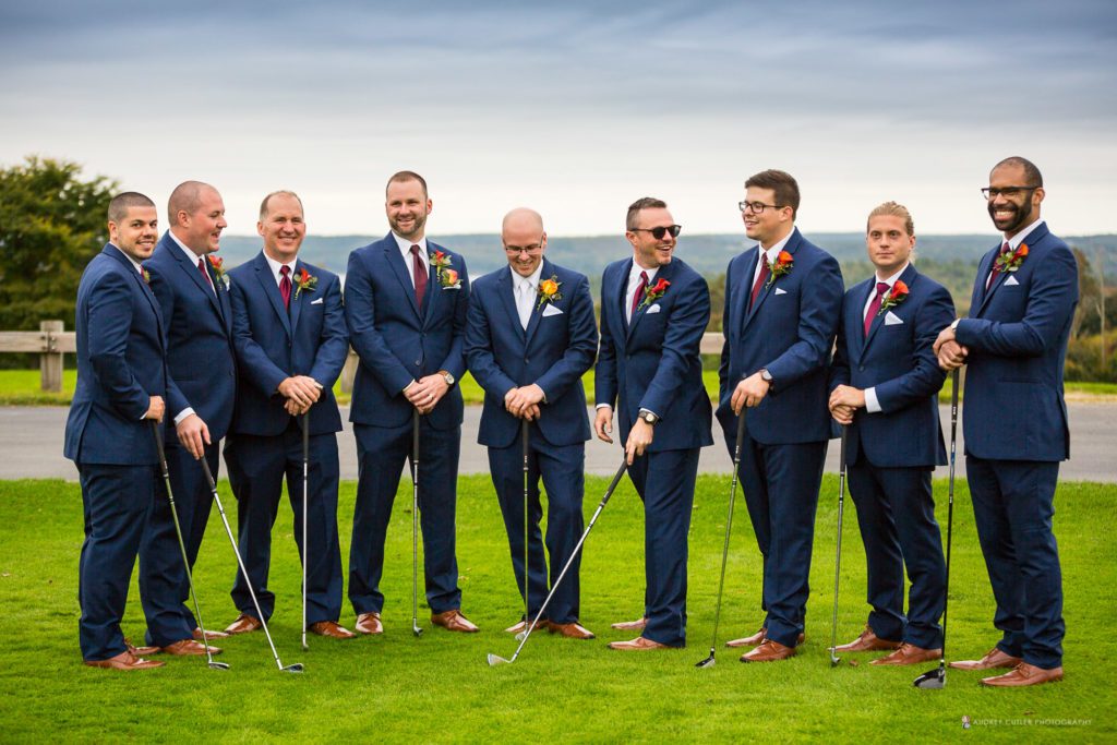groomsmen-golfing-wachusett-country-club-wedding-audrey-cutler