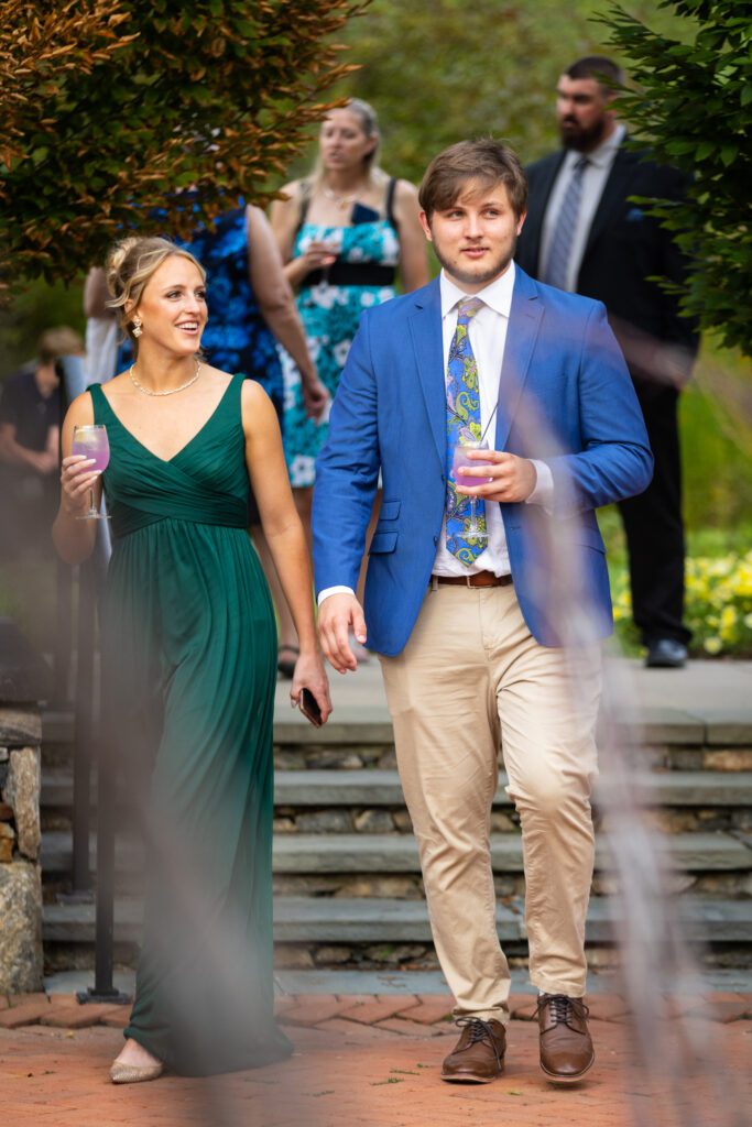 couple-smiling-at-tower-hill-wedding-cocktail-hour