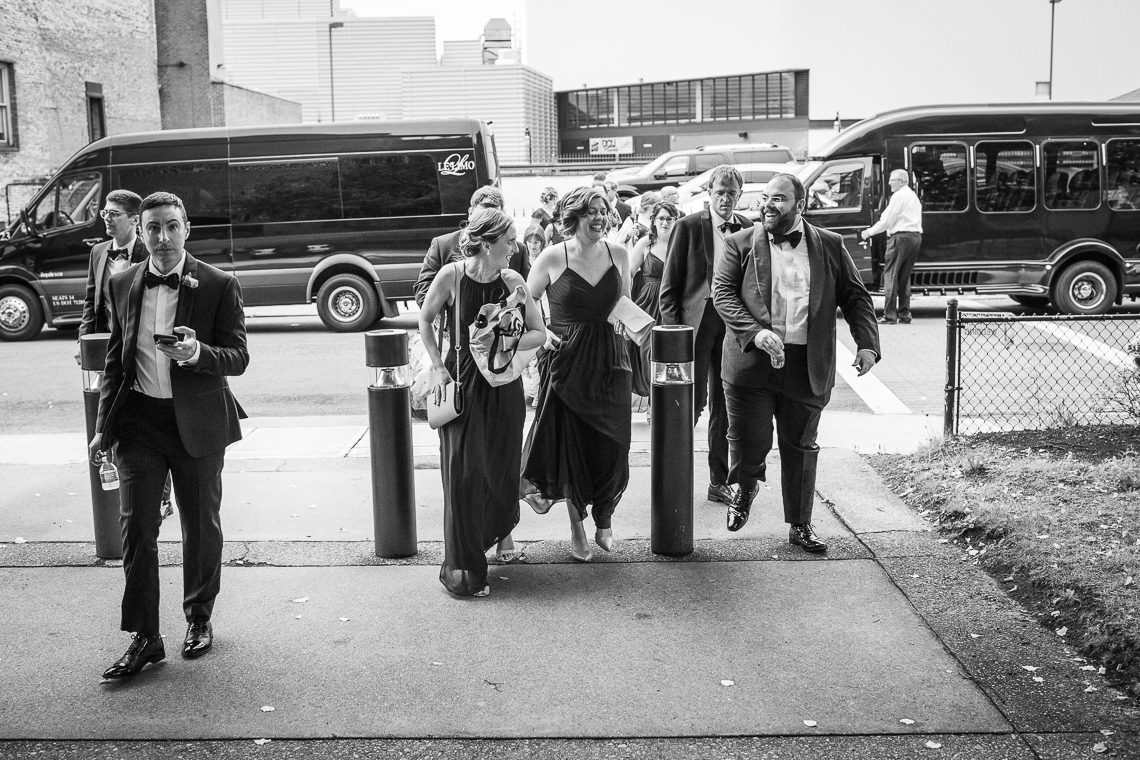 bridal-party-walking-worcester-ma-wedding-photographer-planning-schedule-tips