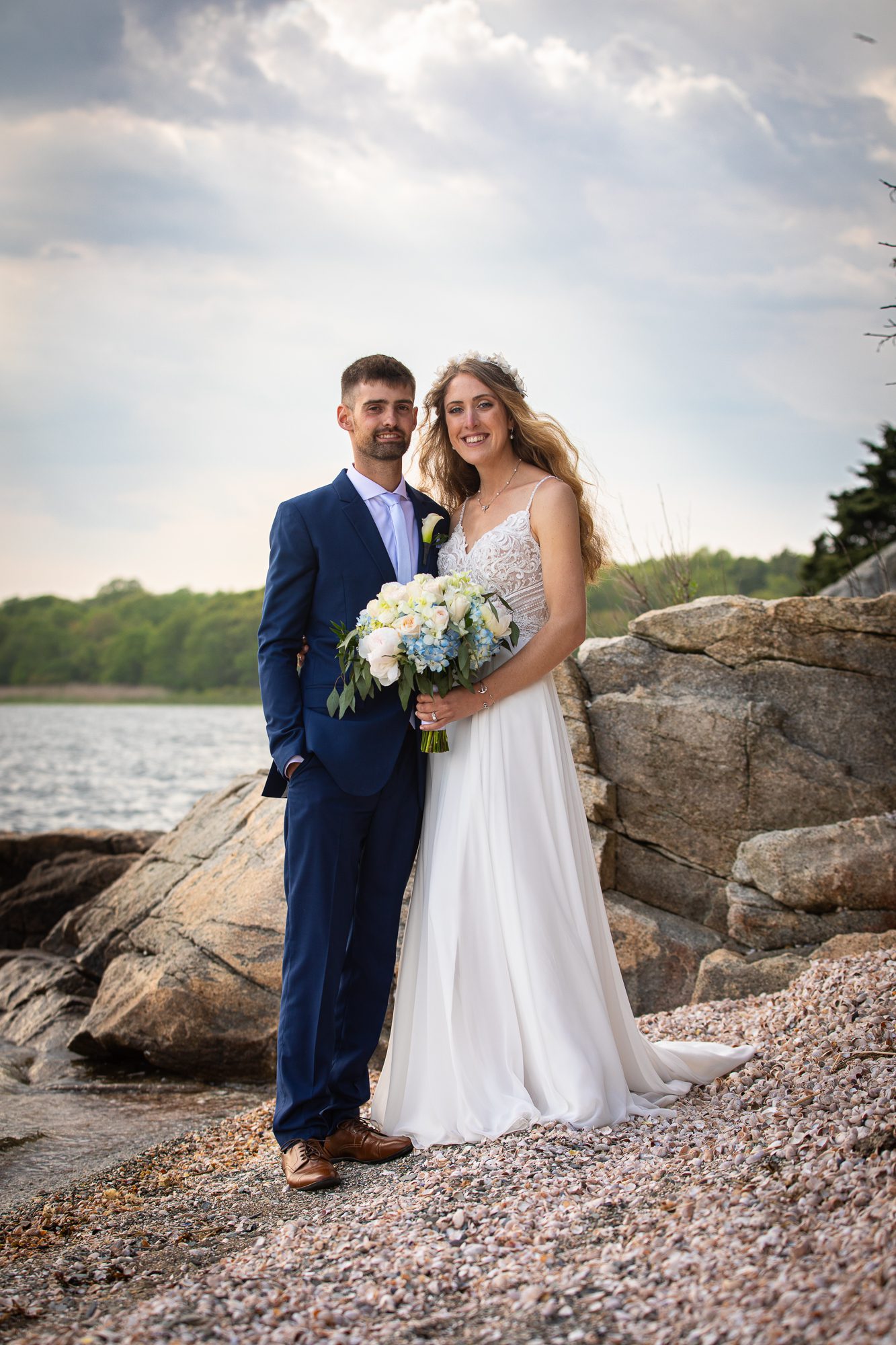 wedding-couple-gorgeous-sky-rhode-island