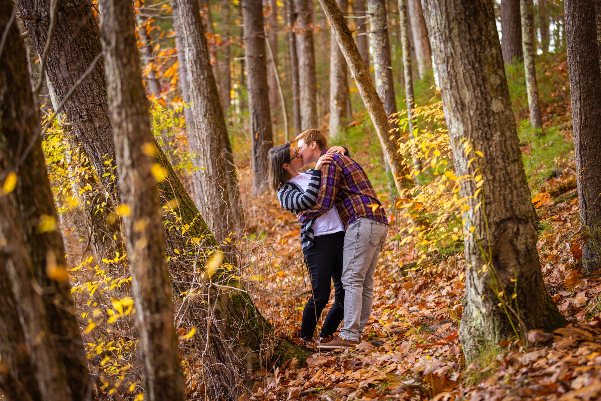 worocester-ma-engagement-photographer-spencer-state-forest-1