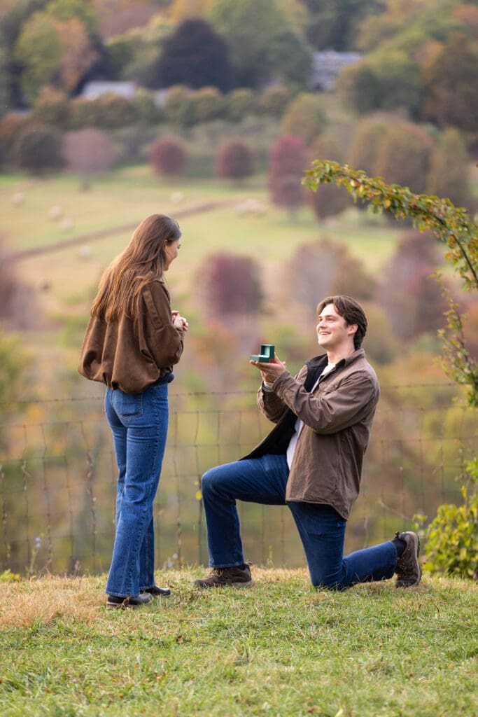 engagement proposal bancroft tower gibbet hill groton ma
