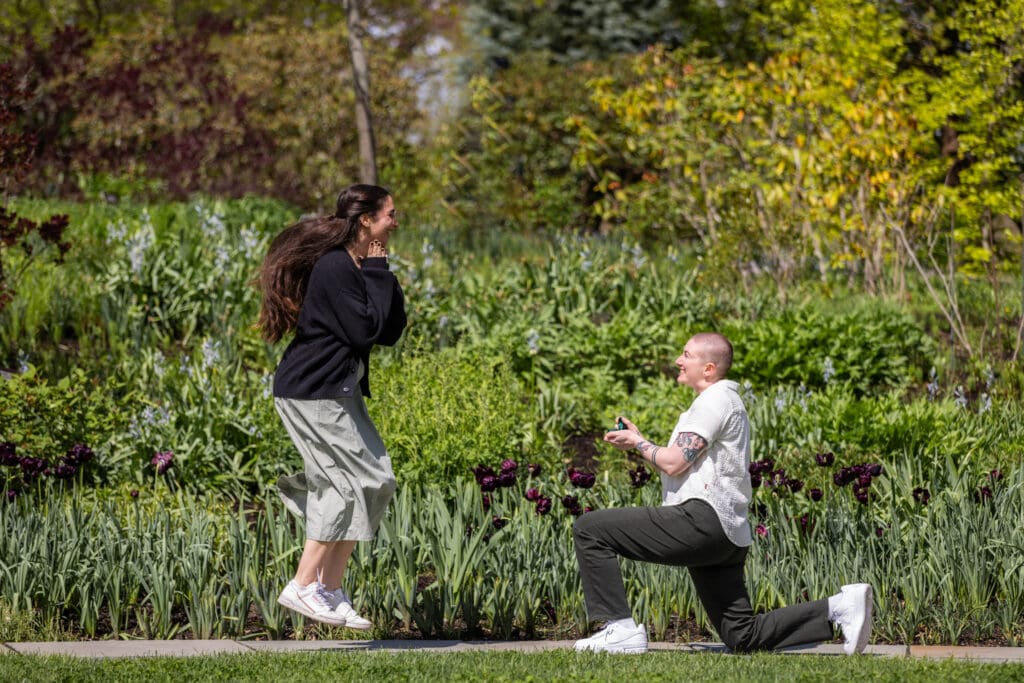 engagement proposal session new england botanic garden tower hill