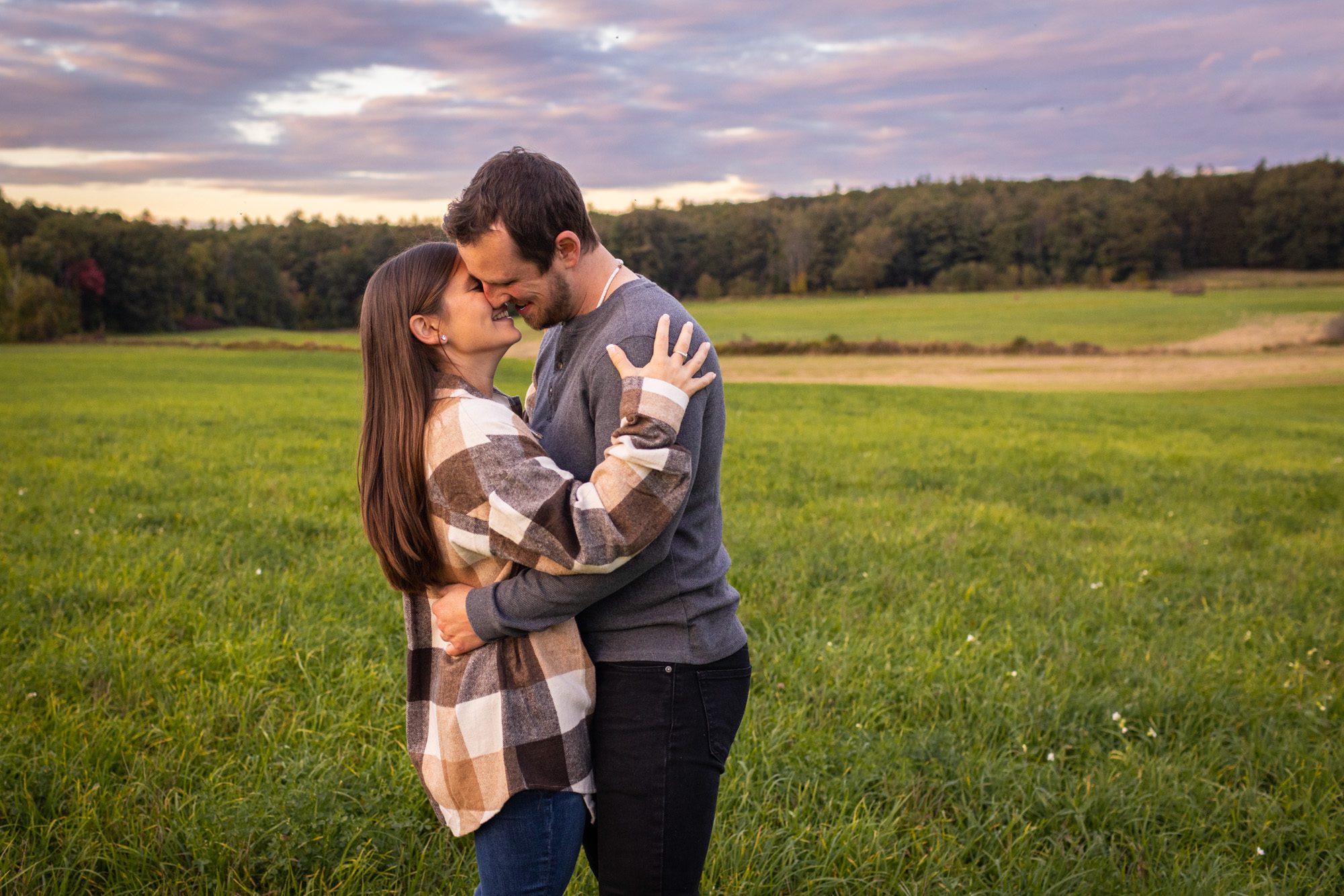 sunset-engagement-Photos-at-Crystal-Brook-Farm-Sterling MA -48